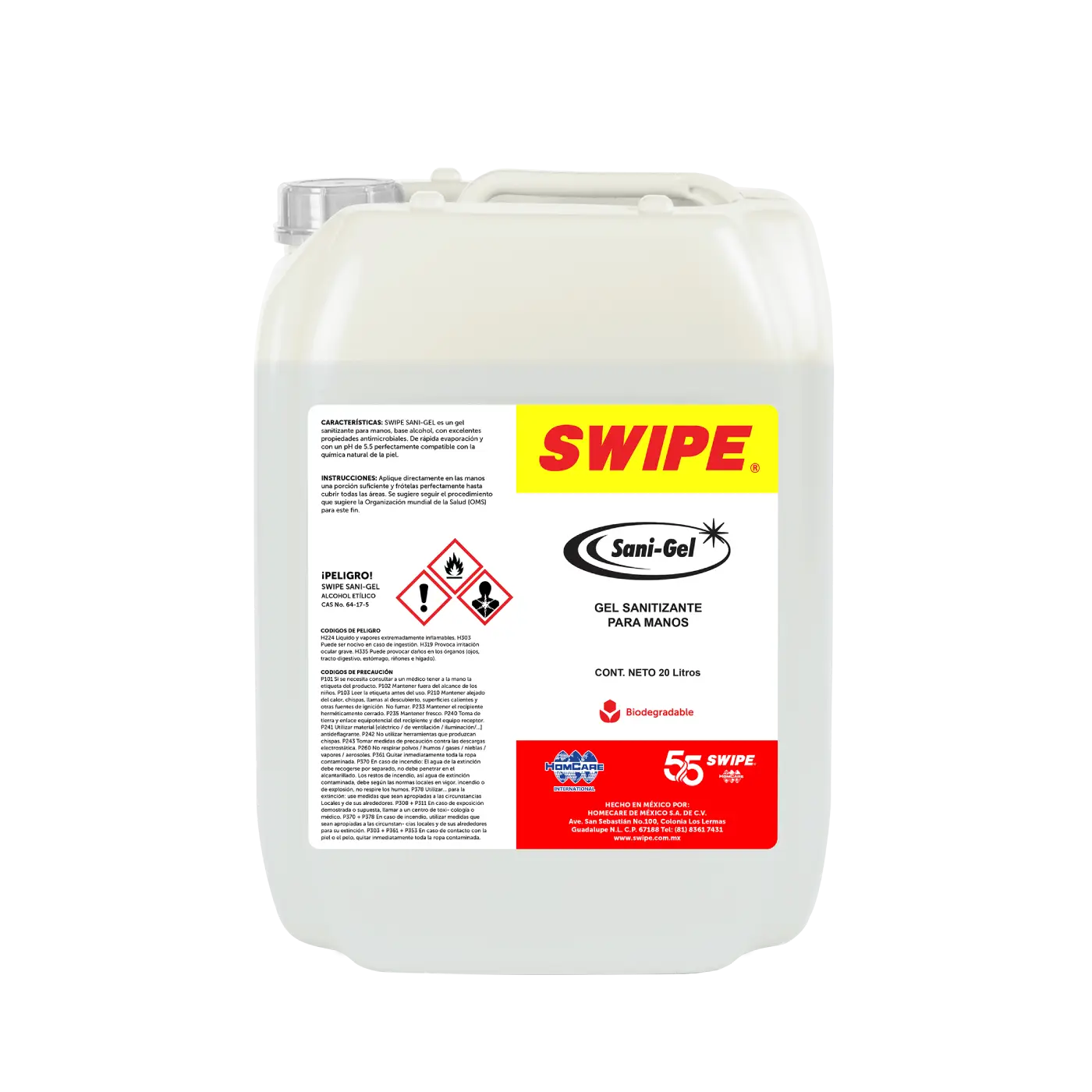 Sani-gel Porrón 20 Litros