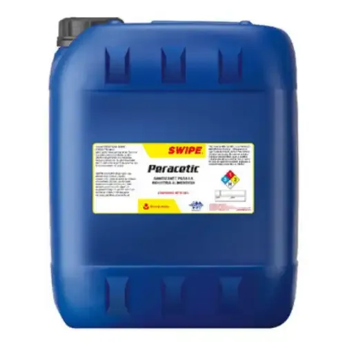 Galón de desinfectante industrial Peracetic Porrón 20 Litros ideal para uso intensivo en industrias.
